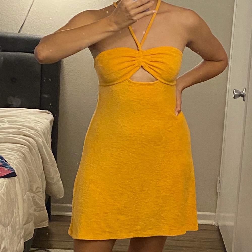 H&M Terrycloth Strappy Summer Mini Dress